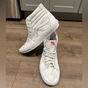 Vans off the wall - Sk8 hi size 13 white limited edition